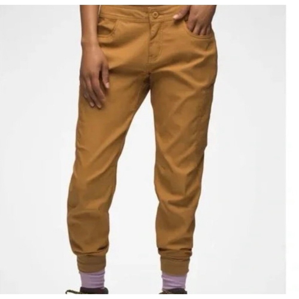 Prana Halle Jogger II Womens Size 10 Earthbound Brown Cargo Pants Outdoor Hiking